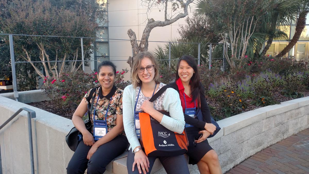 Chathurada, Jenny, and Citra at AACCI 2016 in Savannah, GA